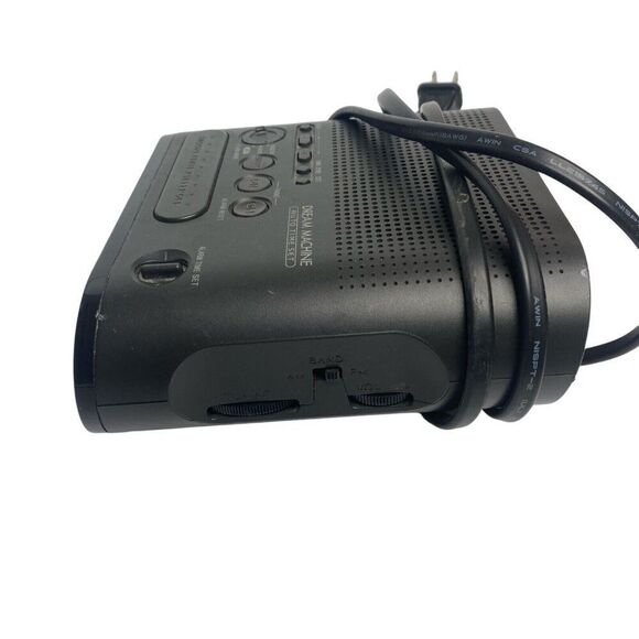 Sony Dream Machine Auto Time Set AM/FM Alarm Clock Radio Black ICF-C218 Tested - Picture 5 of 7